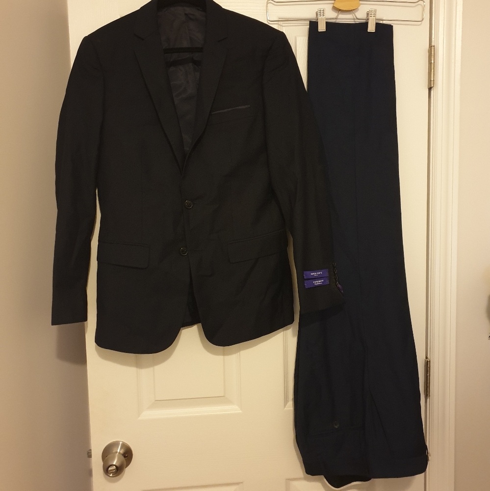 NWOT Portabella premium navy blue pants, sz. 30